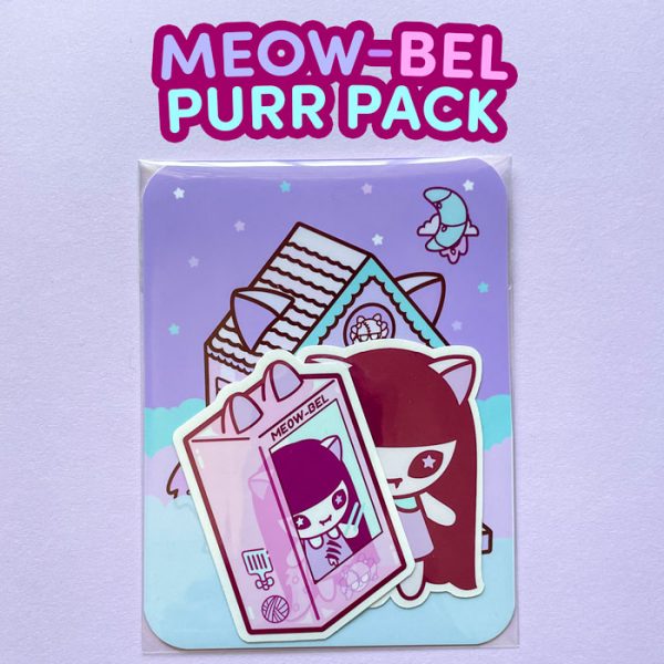 Meow-Bel Purr Pack Sticker Set