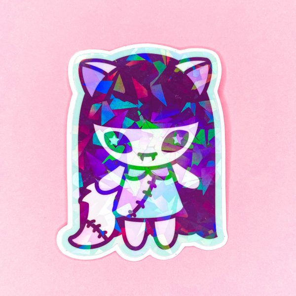 Meow-Bel Holographic Sticker