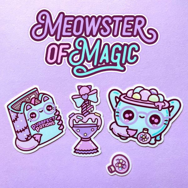 Meowsters of Magic Sticker