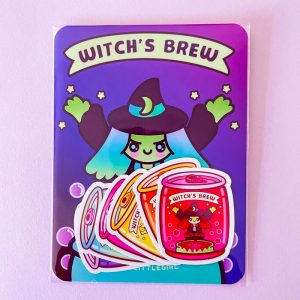 mini witch's brews sticker